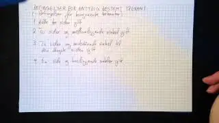 Matematikk R1: Konstruksjon av trekanter