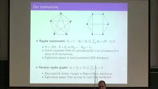 Chris Joyner | Spectral statistics of Bernoulli matrix ensembles - a random walk approach