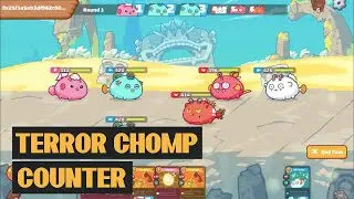 TERROR CHOMP COUNTER (Cute Bunny) | Double Anemone Aqua Axie infinity Gameplay | Crypto Gaming PH