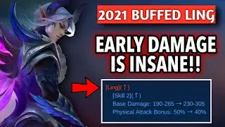 LING CAN NOW FARM FASTER AFTER THIS BUFF !! | MLBB | LING BEST BUILD AND GAMEPLAY 2021