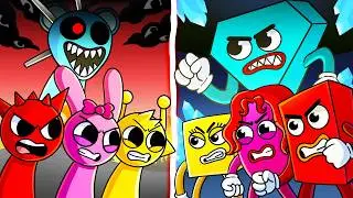 SPRUNKI vs. SAVE the SHAPES! (Cartoon Animation)