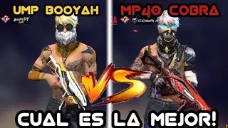 MP40 COBRA VS UMP BOOYAH // COMPARACI&Oacute;N #freefire #actualizacion #mp40cobra #diabooyah