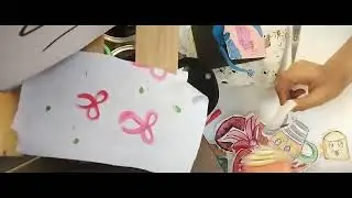 Day 3 of same same but different series, Making DIY paper stickers 