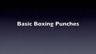 Basic Boxing Punches