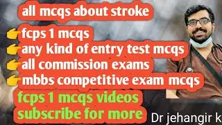 STROKE|FCPS 1 MCQS|FCPS PART FIRST QUESTION BANK|FCPS 1 PREPARATION FORUM|FCPS MCQS|FCPS 1 PREPS
