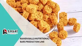 Instant Children Noodles snacks ball/Mini Round Dried Snack Noodles production line