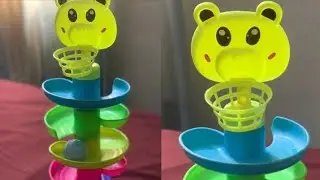 Roll Ball Tower|Fun learning slides |Build and Play🌈⭐