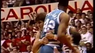 NC State basketball vs. uncch 1990