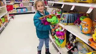 🌈Cute Baby Girl Goes Christmas TOY Shopping SPREE! #target #shopping #toysforkids #toys #toy