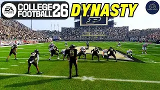 College Football 26 Dynasty Mode Part 21! Purdue vs Wisconsin!