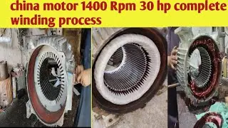 China motor 1400 Rpm 30 hp complete winding// 