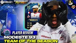 MODESTE 93 TOTS PLAYER REVIEW /// FIFA 22 PLAYER REVIEW