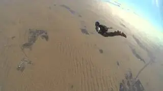 AFF Jump #9 at Skydive Dubai Desert Drop zone