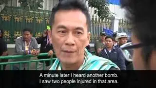 Thailand: Two bombs leave dozens injured at Bangkok protest - video