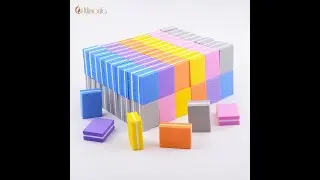 100pcs/lot professional nail file mini sponge sanding blocks uv gel polish cuticle remover manicure