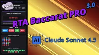 RTA Baccarat Pro 3.0 + Claude Sonnet 4.5 | Review and Test of the New Strategy