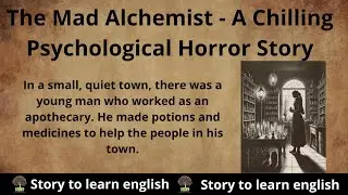 learn english through short story || The Mad Alchemist - A Chilling Psychological Horror Story