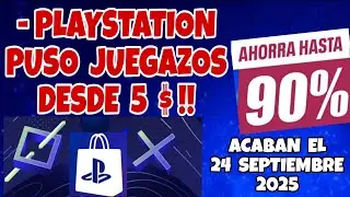 PLAYSTATION PUSO JUEGAZOS EN OFERTA DESDE 5 $ EN PS STORE AHORRA HASTA EL 90 % 14 septiembre ps5 ps4