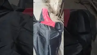 Bike Body Cover Black/Red | Water-Resistant | Scratch-Proof, Dust & UV Protection