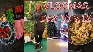 VLOGMAS DAY 10 & 12 |Cozy facetime style vlog, Walmart quick run, Sunday dinner, Laundry.