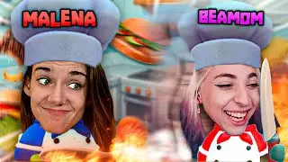 2 MULHERES e 1 RESTAURANTE no Overcooked 2! feat. Beamom