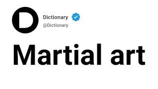 Martial art Meaning In English