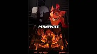 Crash Bandicoot Vs Horror Characters #shorts