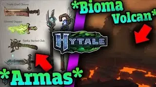 Estas Son Las Armas De Hytale + Bioma Volcanico