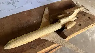 How to make Tupolev TU-154 scale model with basic tools - Part 1