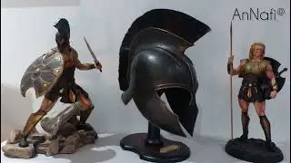 AnNafi&reg; Achilles Troy Armor Helmet Steel | Medieval Knight Costume Replica | Cosplay Reenactment