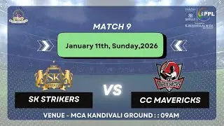 SK STRIKERS vs CC MAVERICKS | PATAN PREMIER LEAGUE 2026 | MATCH 9 | DAY 4