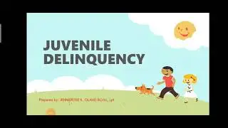 Juvenile Delinquency|| Introduction to Criminology