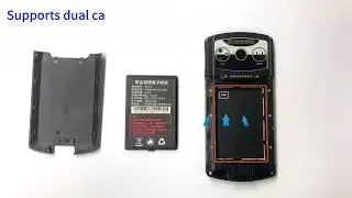 Bisofice Android 12.0 Barcode Scanner Handheld PDA Terminal with 5.7 Inch Touchscreen