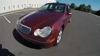 4K Review for 2001 MERCEDES C320 walk-around & test-drive part 2