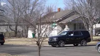 Police document crime scene where Wichita officer was critically injured