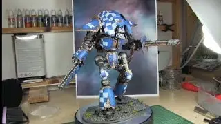Painting Cerastus Knight Acheron - Forgeworld (Airbrush and Masking)