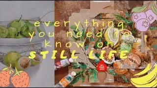 How to ARRANGE and DRAW/PAINT a STILL LIFE