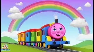 The Rainbow Train | Kids Nursery Rhymes | Baby Songs | Fun Learning Song for Toddlers