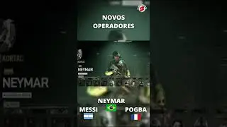 MESSI NEYMAR E POGBA NOVOS OPERADORES WARZONE 2.0 E DMZ #warzone2 #dmz #warzone
