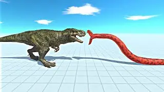 T-REX vs EVERY REPTILE UNIT | Animal Revolt Battle Simulator (No Commentary)