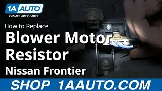 How to Replace AC Heater Fan Speed Control Resistor 98-04 Nissan Frontier