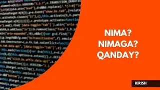 #0 Kirish: Nima, Nimaga, Qanday | Samarali oʻrganish uslubi | Frontend nima?