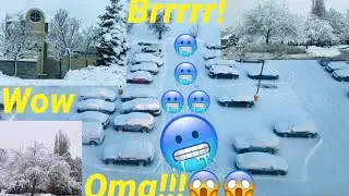 What snow storm looks like in Canada 2020