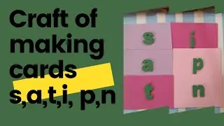 Craft and activity  #Jollyphonics phase 1# s,a,t,i,p,n