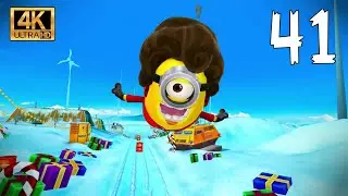Minion Rush Speedrun- 70s LADY STUART Minion crush 275 obstacles as the Mega Minion at Arctic Base