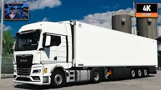 MAN TGX TG3 480 | Pamplona - La Rochelle | ETS2 1.55 4K + Wheel Cam