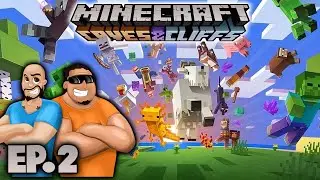 Armored Up, and Ready to Fight! | Ep.2 | Minecraft 1.17 Cliffs and Caves Gameplay