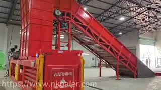 OCC paper Semi-automatic tie Baler machine