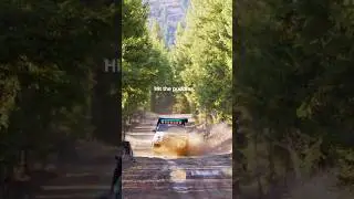 You hitting the puddle or avoiding it?