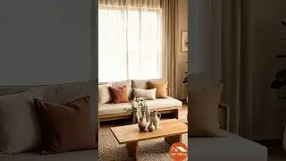 serene japandi living room design ideas #architecture #interiordesign #design
